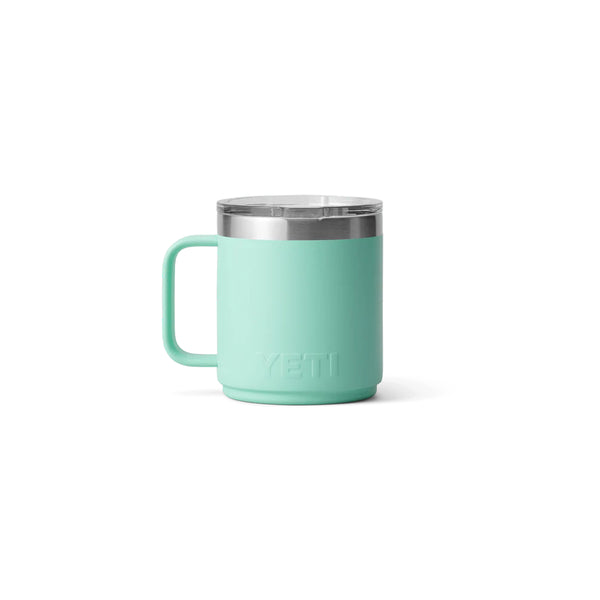 Seafoam | YETI Rambler 10oz Mug Image Showing Back View.