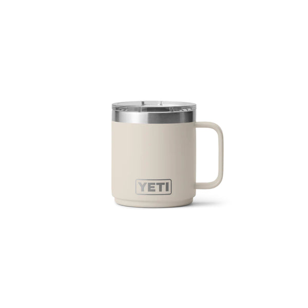 Taupe | YETI Rambler 10oz Stackable Mug With Durasip Ceramic Lining Image Showing No Logos Or Titles.