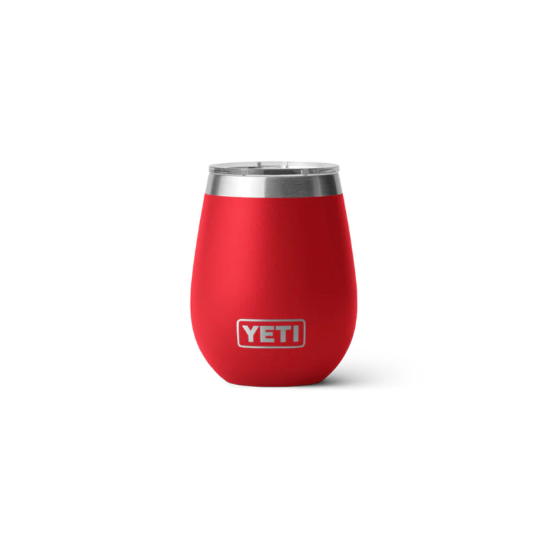 Rescue Red | YETI Rambler 10oz Wine Tumbler. Front View.