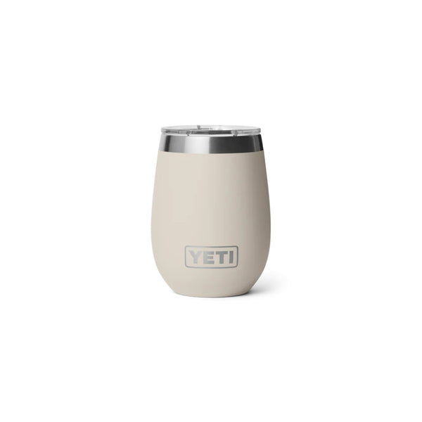 Cape Taupe | YETI Rambler 10oz Wine Tumbler With Durasip Ceramic Lining Image Showing No Logos Or Titles.
