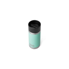 Seafoam | YETI Rambler 12oz Bottle With Hotshot Cap Image Showing Top View.