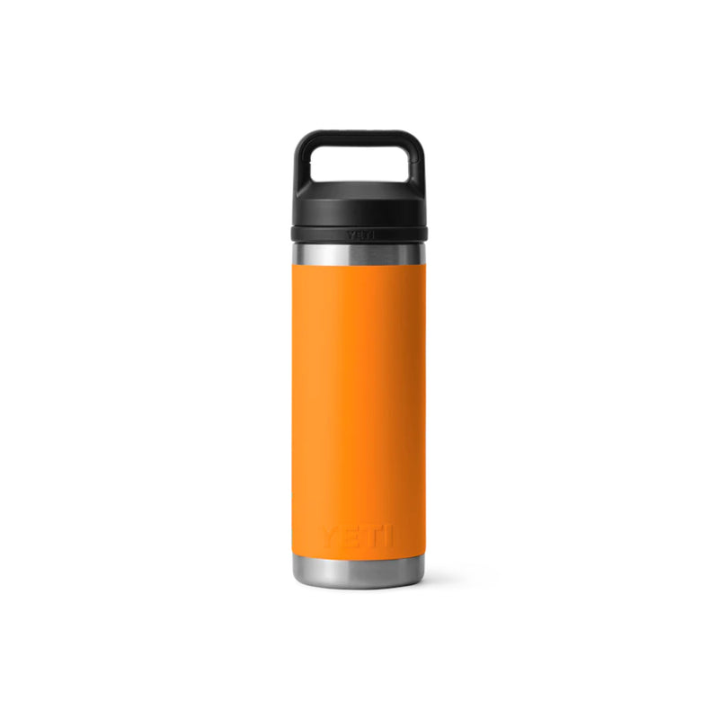 King Crab Orange | YETI Rambler 18oz Bottle With Chug Cap. Back View.