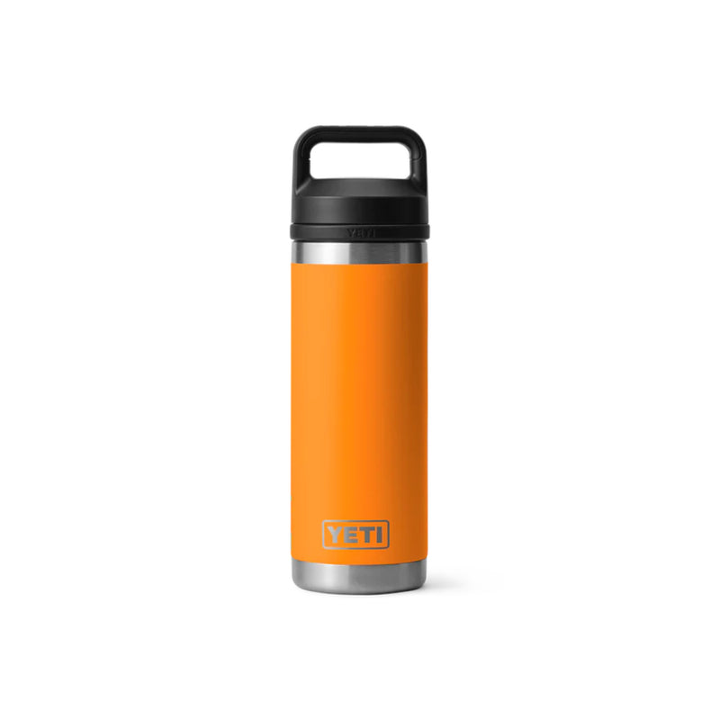 King Crab Orange | YETI Rambler 18oz Bottle With Chug Cap. Front View.