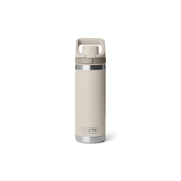Cape Taupe | YETI Rambler 18oz Bottle With Flip Chug Cap Image Showing No Logos Or Titles.