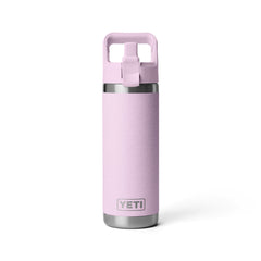 Cherry Blossom | YETI Rambler 18oz Straw Bottle Image Showing Front View, Straw Up.