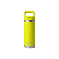 Firefly Yellow | YETI Rambler 18oz Straw Bottle Image Showing No Logos Or Titles.