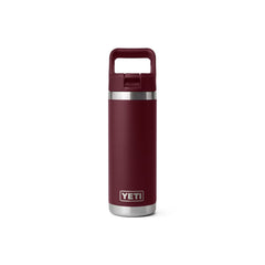 Wild Vine Red | YETI Rambler 18oz Straw Bottle Image Showing Front View.