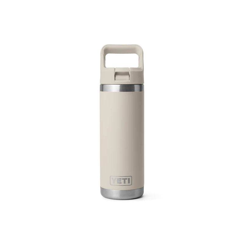 Cape Taupe | YETI Rambler 18oz Straw Bottle Image Showing No Logos Or Titles.