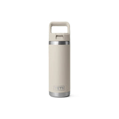 Cape Taupe | YETI Rambler 18oz Straw Bottle Image Showing No Logos Or Titles.