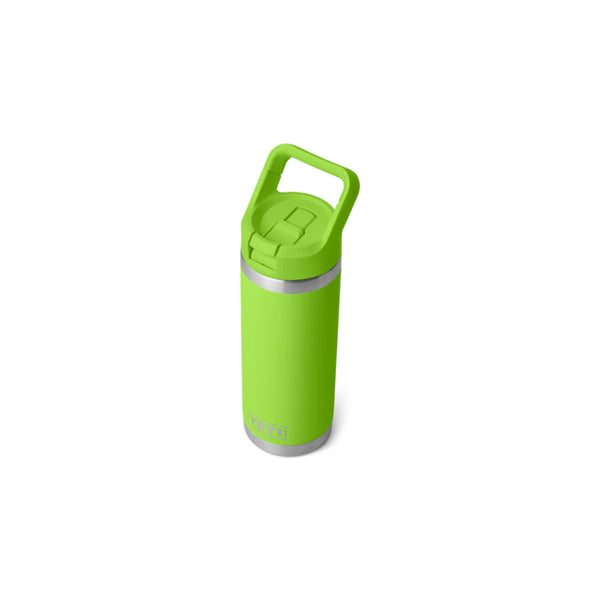 Venom | | YETI Rambler 18oz Straw Bottle Image Showing Top View, Straw Sipper Down.