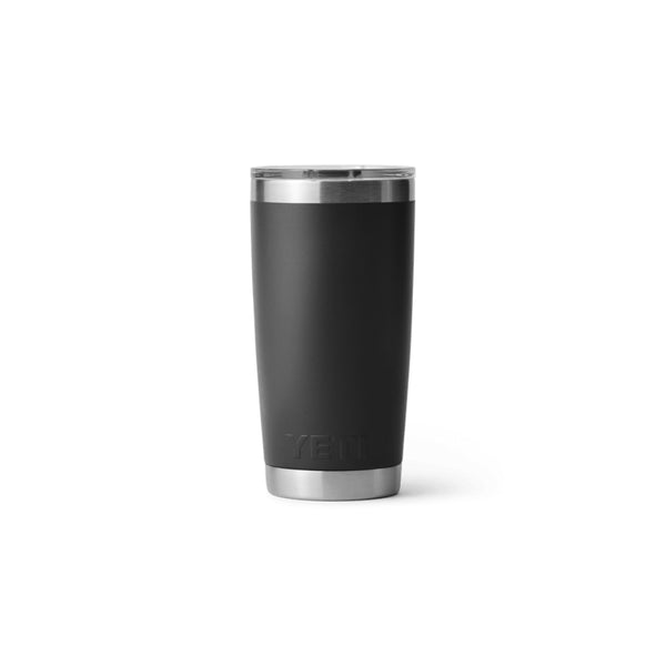 Black | YETI Rambler 20oz With Magslider Image Showing Back View.