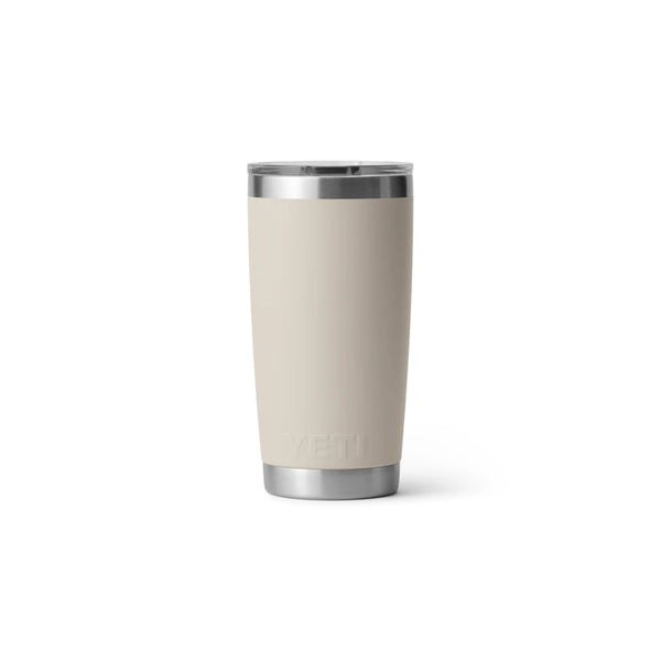 Cape Taupe | YETI Rambler 20oz With Magslider Lid Image Showing The Back View.