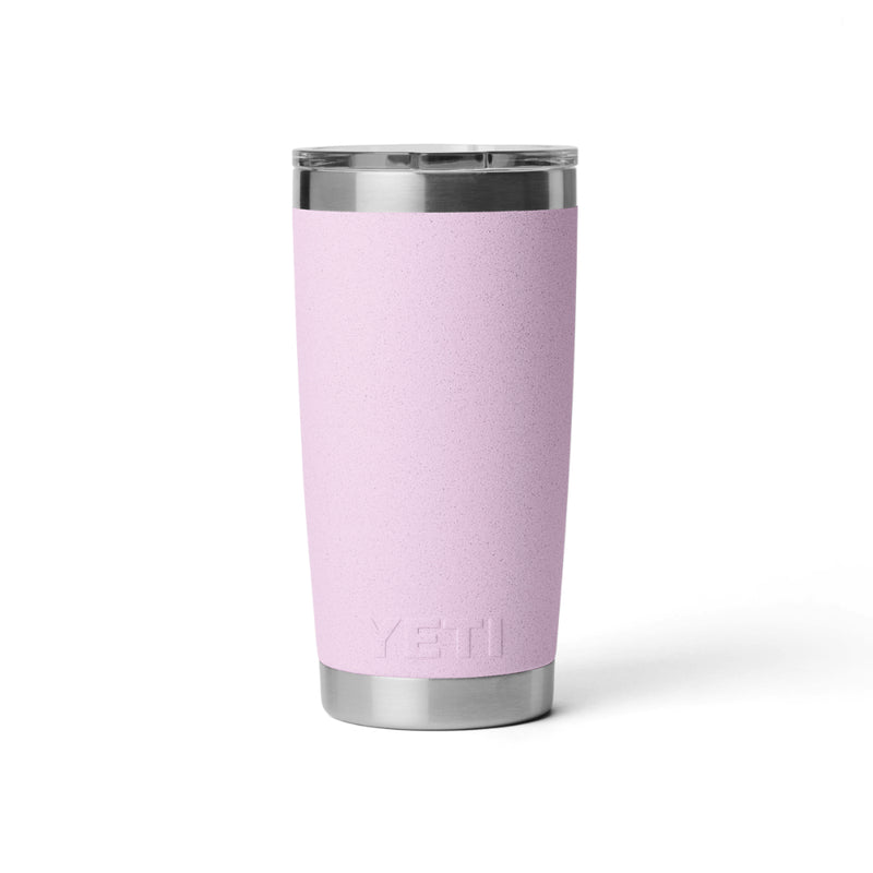 Cherry Blossom | YETI Rambler 20oz With Magslider Lid Image Showing Back View.