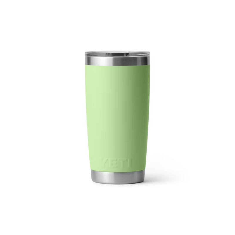 Key Lime | YETI Rambler 20oz With Mag Slider Image Showing Back View.