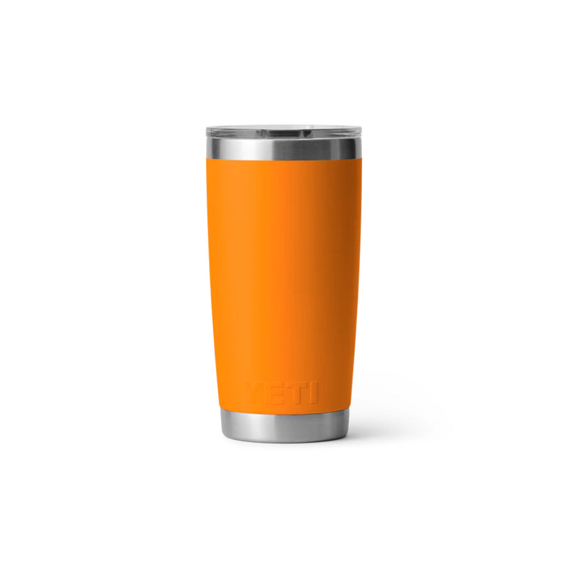 King Crab Orange | YETI Rambler 20oz With Magslider Lid. Back View.