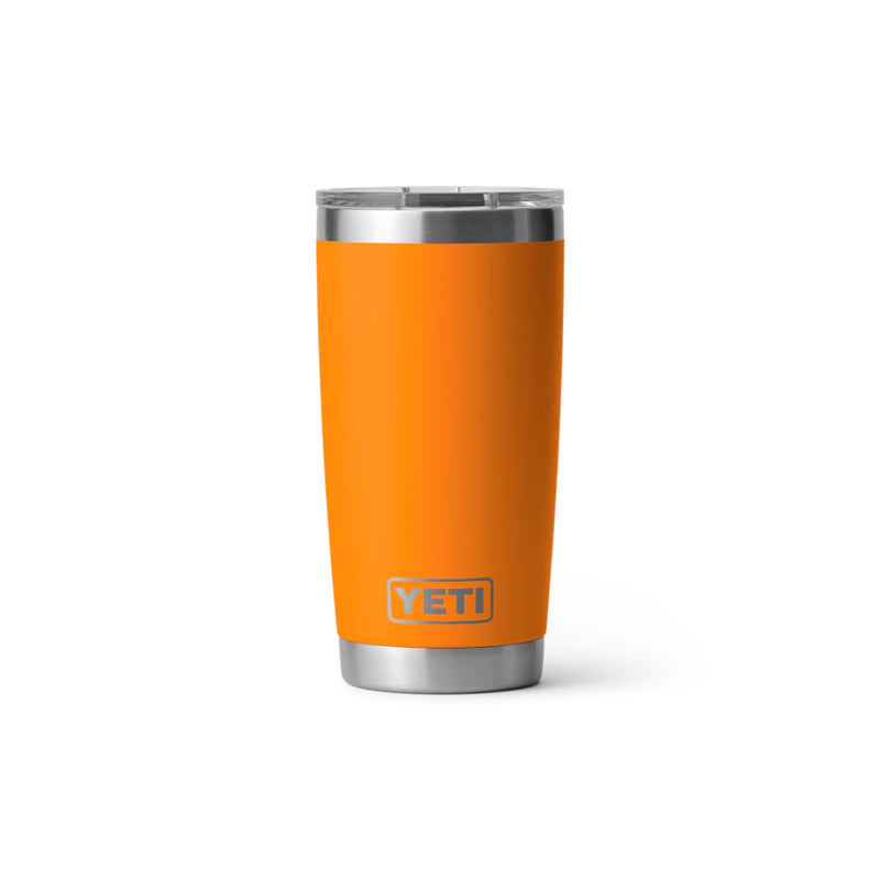 King Crab Orange | YETI Rambler 20oz With Magslider Lid. Front View.