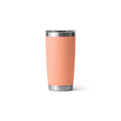 Lowcountry Peach | YETI Rambler 20oz With Mag Slider Lid Image Showing Back View.