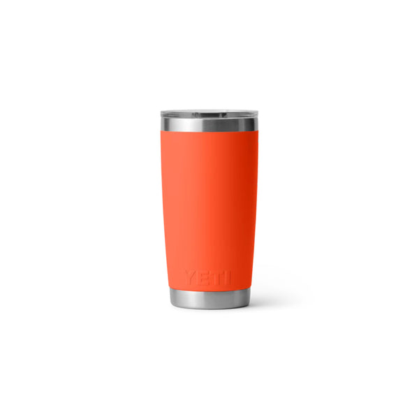 Papaya | YETI Rambler 20oz With Magslider Lid Image Showing Back View.