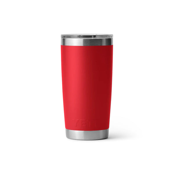 Rescue Red | YETI Rambler 20oz With Magslider Image Showing Back View.