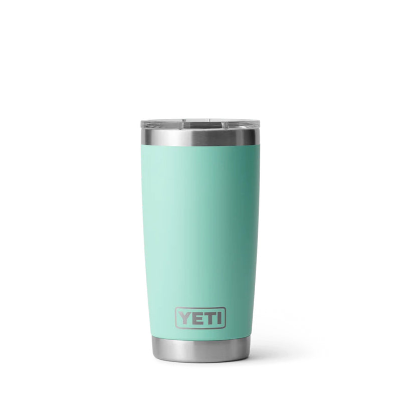 Seafoam | YETI Rambler 20oz With Magslider Lid. Front View.