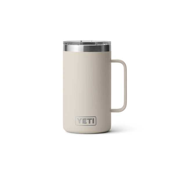 Cape Taupe | YETI Rambler 24oz Mug With Magslider Lid Image Showing No Logos Or Titles.