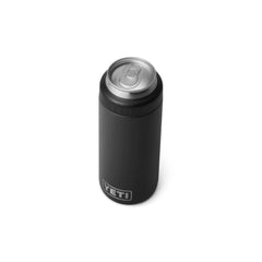 Black | YETI Rambler 250ml Colster Slim. Top View.