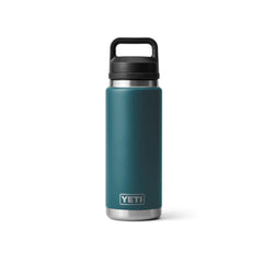 Agave Teal | YETI Rambler 46oz Bottle with Chug Cap. Front View.
