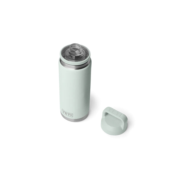 Ridgeline | YETI Rambler 26oz Bottle With Chug Cap Image Showing Angled Top View, With Cap Off.