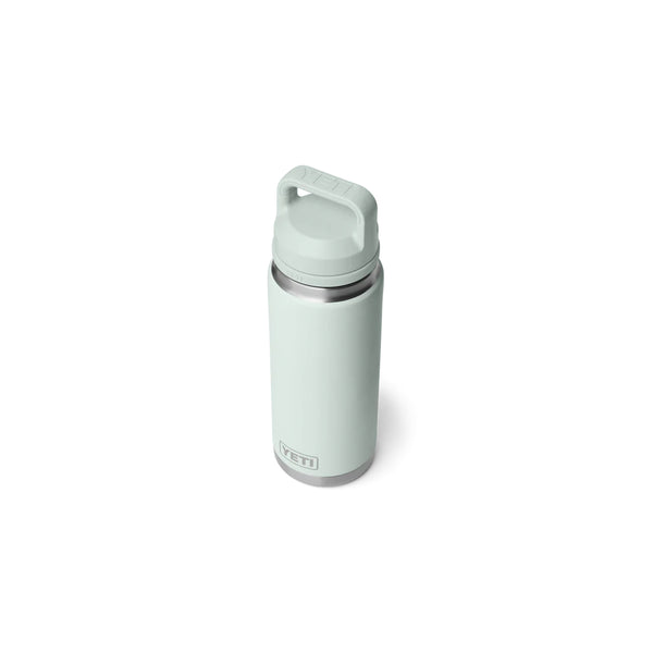 Ridgeline | YETI Rambler 26oz Bottle With Chug Cap Image Showing Angled Top View.