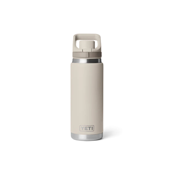 Cape Taupe | YETI Rambler 26oz Bottle With Flip Chug Cap Image Showing No Logos Or Titles.
