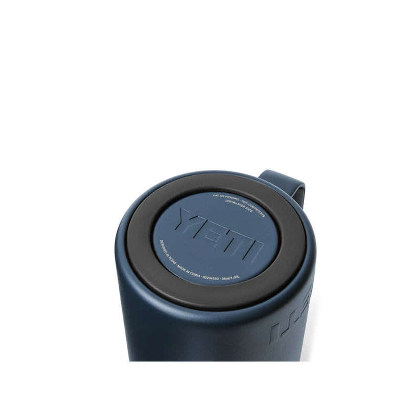 Navy | YETI Rambler 34oz French Press Image Showing Close Up View Of Bottom