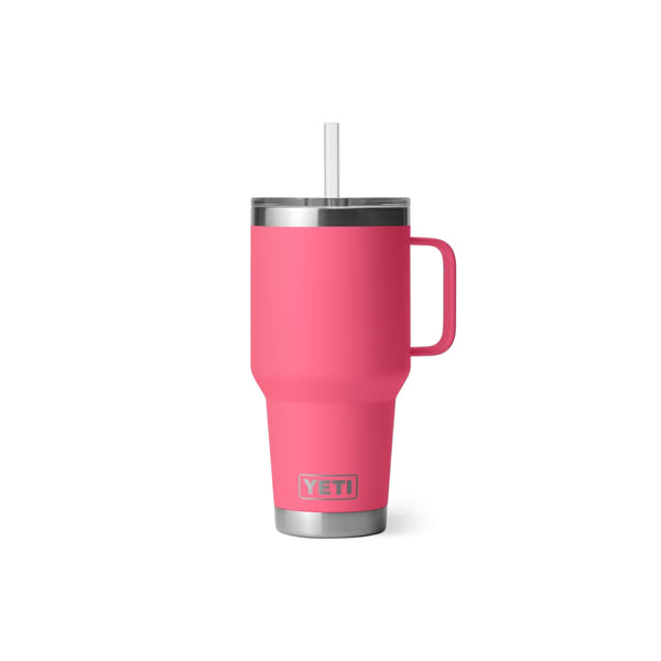 Tropical Pink | YETI Rambler 35oz Mug With Straw Lid Image Showing No Logos Or Titles.