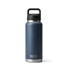 Navy | YETI Rambler 36oz Bottle With Chug Cap Image Showing NO Logos Or Titles.
