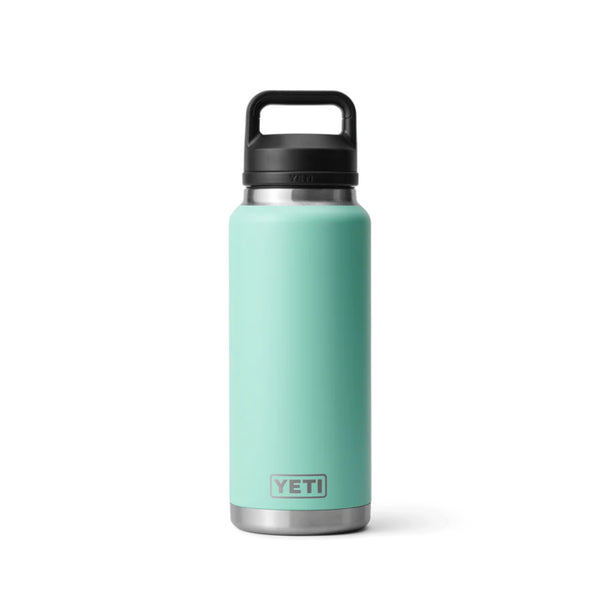 Seafoam | YETI Rambler 36oz Bottle With Chug Cap Image Showing No Logos Or Titles.