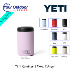 YETI Rambler 375ml Colster | Hero Image Showing All Logos, Titles And Variants.