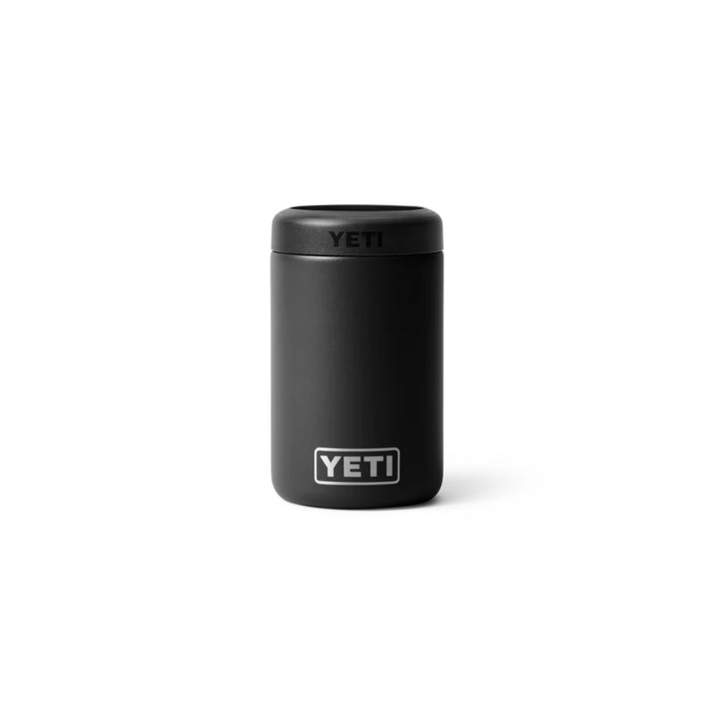 Black | YETI Rambler 375 ml Colster. Side View.