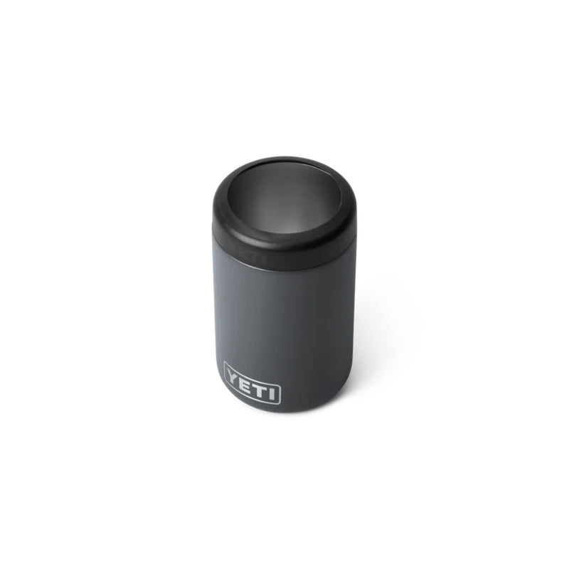 Charcoal | YETI Rambler 375 ml Colster. Top View.