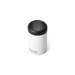 White | YETI Rambler 375 ml Colster. Top View.