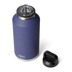 Moon Dust | YETI Rambler 64oz Bottle With Chug Cap Image Showing Angled Top View, Cap Off.
