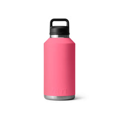 Tropical Pink | YETI Rambler 64oz Bottle With Chug Cap Image Showing Back View.