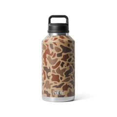 Wetlands Camo | YETI Rambler 64oz Bottle With Chug Cap Image Showing No Logos Or Titles.