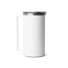 White | YETI Rambler 64oz Pitcher Image Showing Back View.