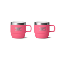 Tropical Pink | YETI Rambler 6oz 2 Pack Stackable Mug Image Showing Front View, No Logos Or Titles.