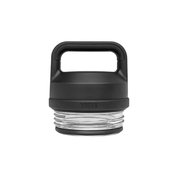 Black | YETI Rambler Bottle Chug Cap Image Showing No Logos Or Titles.