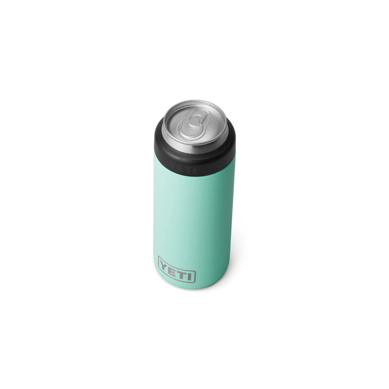 Seafoam | YETI Rambler Colster 355ml Slim Can Cooler Image Showing Top View.