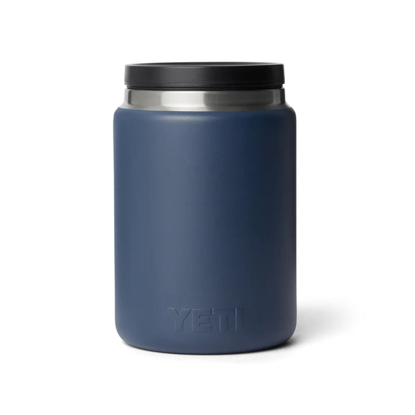 24oz/Navy | YETI Rambler Insulated Food Jar Image Showing Back View.