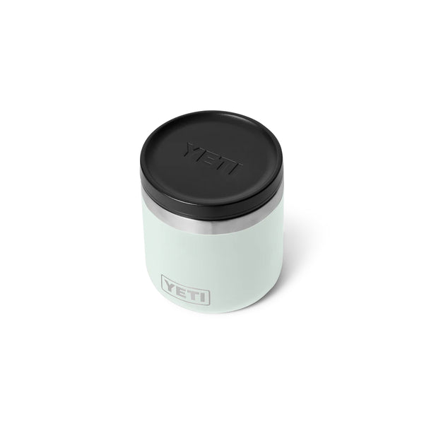 8oz/Ridgeline | YETI Rambler Insulated Food Jar Image Showing Angled Top View, Lid On.
