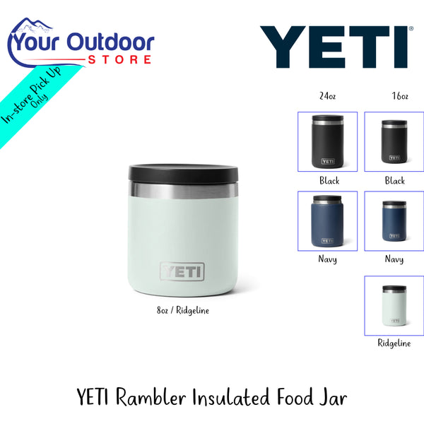 YETI Rambler Insulated Food Jar | Hero Image Showing All Logos, Titles And Variants.