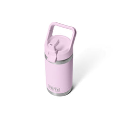 Cherry Blossom | YETI Rambler Jr 12oz Kids Bottle Image Showing Top View, With Straw Up.