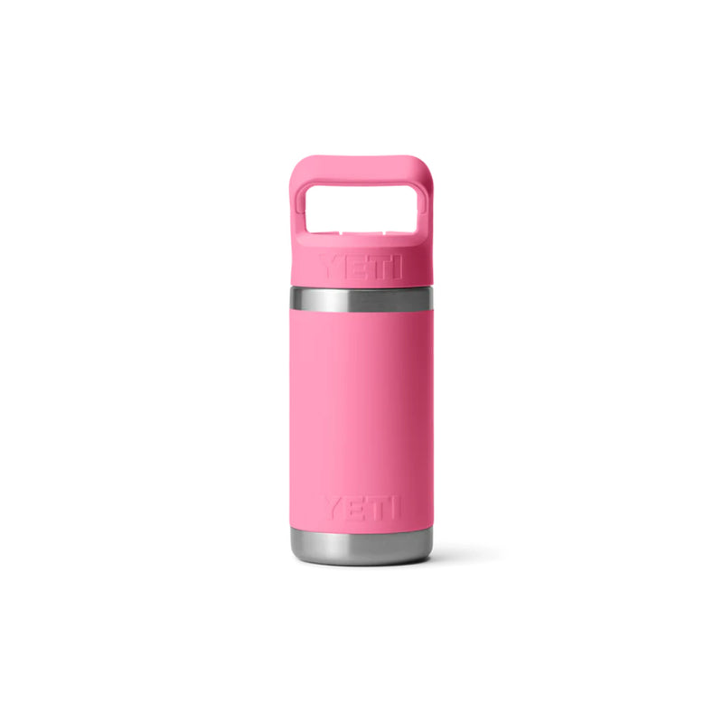 Harbor Pink | YETI Rambler Jr 12oz Kids Bottle. Back View. 